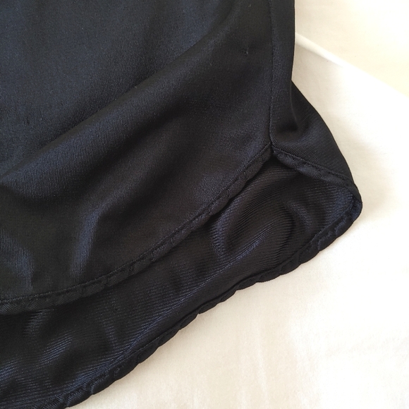 Arianne 90s black nylon half slip. Size L - Picture 3 of 7
